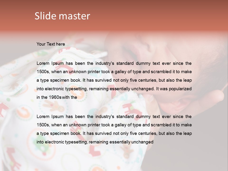 Greeting Design Celebration PowerPoint Template