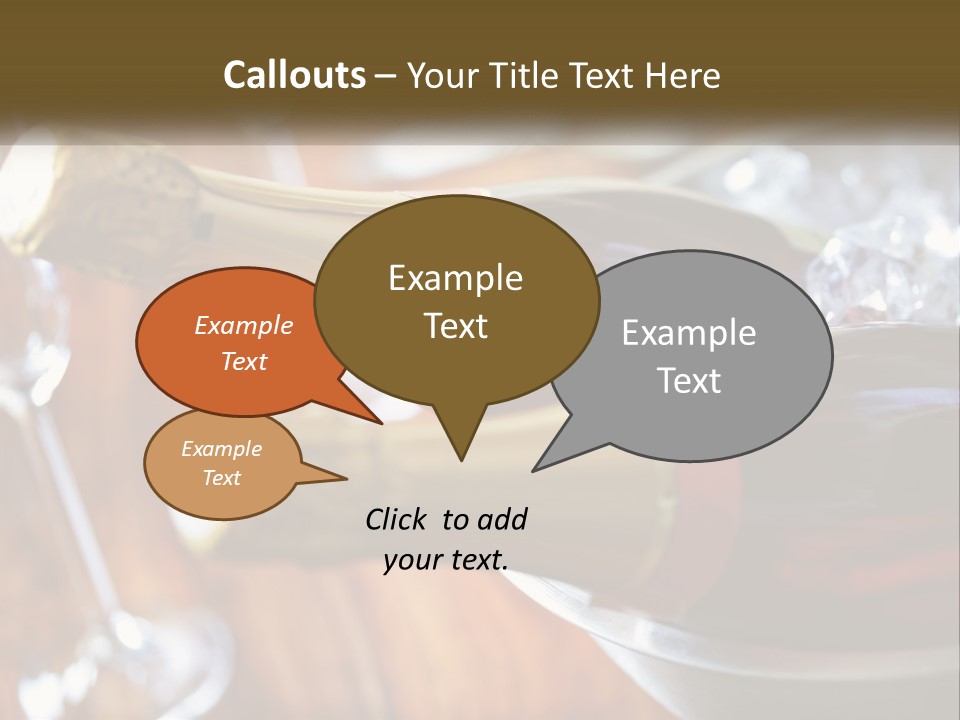 Balloon Decor Element PowerPoint Template