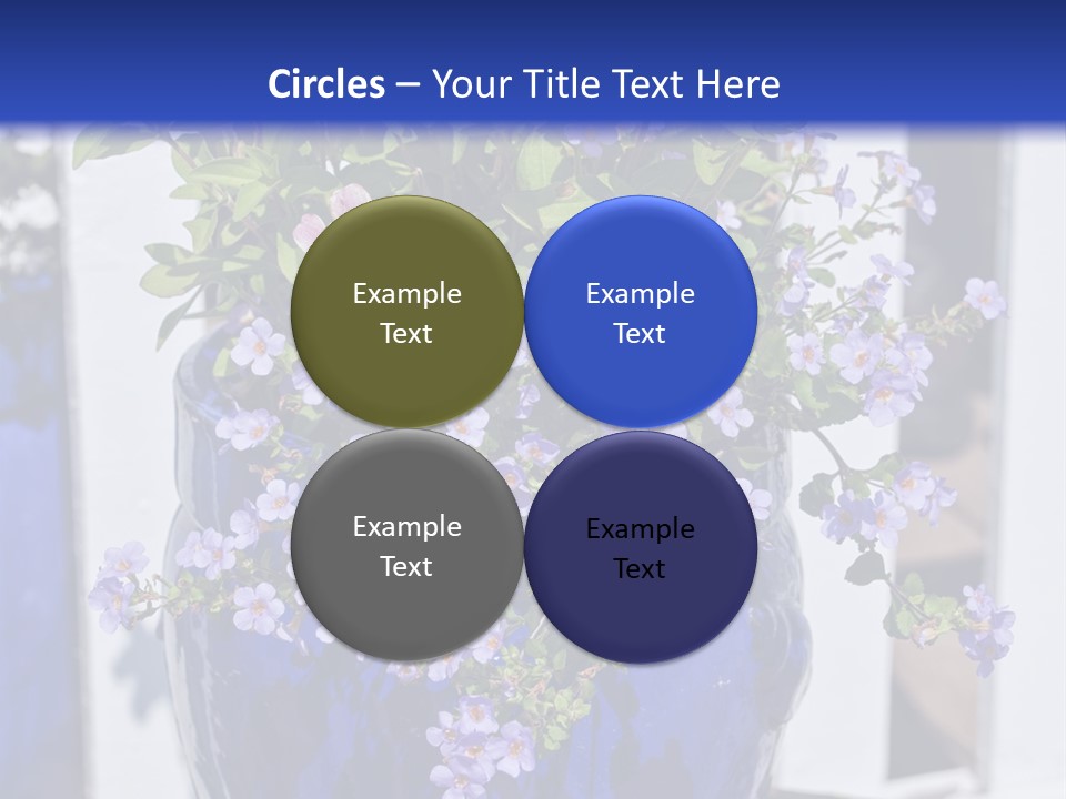 Sweet Flower Stamp PowerPoint Template