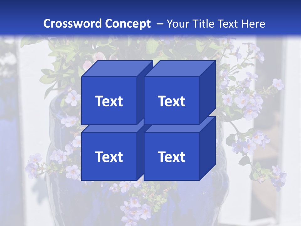 Sweet Flower Stamp PowerPoint Template