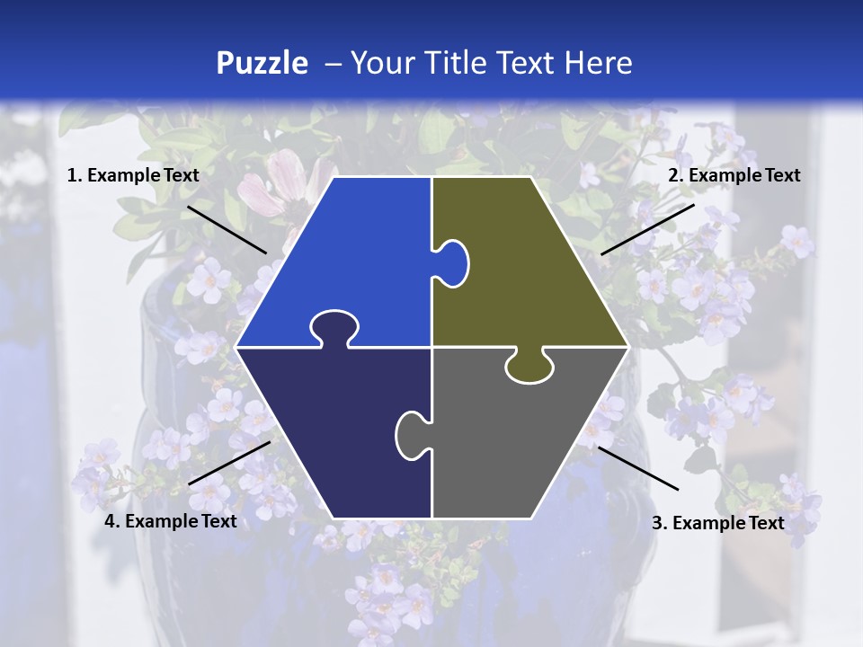 Sweet Flower Stamp PowerPoint Template