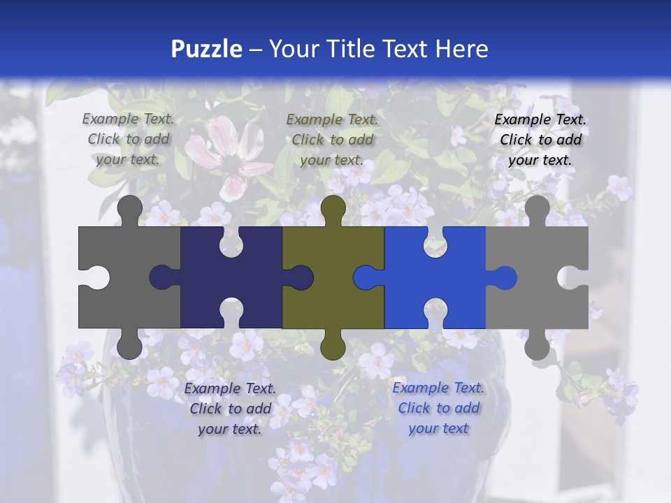 Sweet Flower Stamp PowerPoint Template