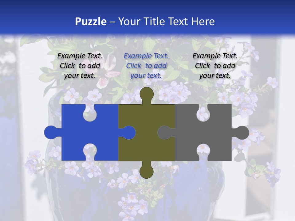 Sweet Flower Stamp PowerPoint Template