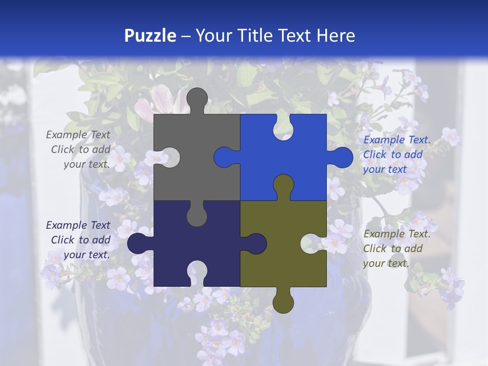 Sweet Flower Stamp PowerPoint Template