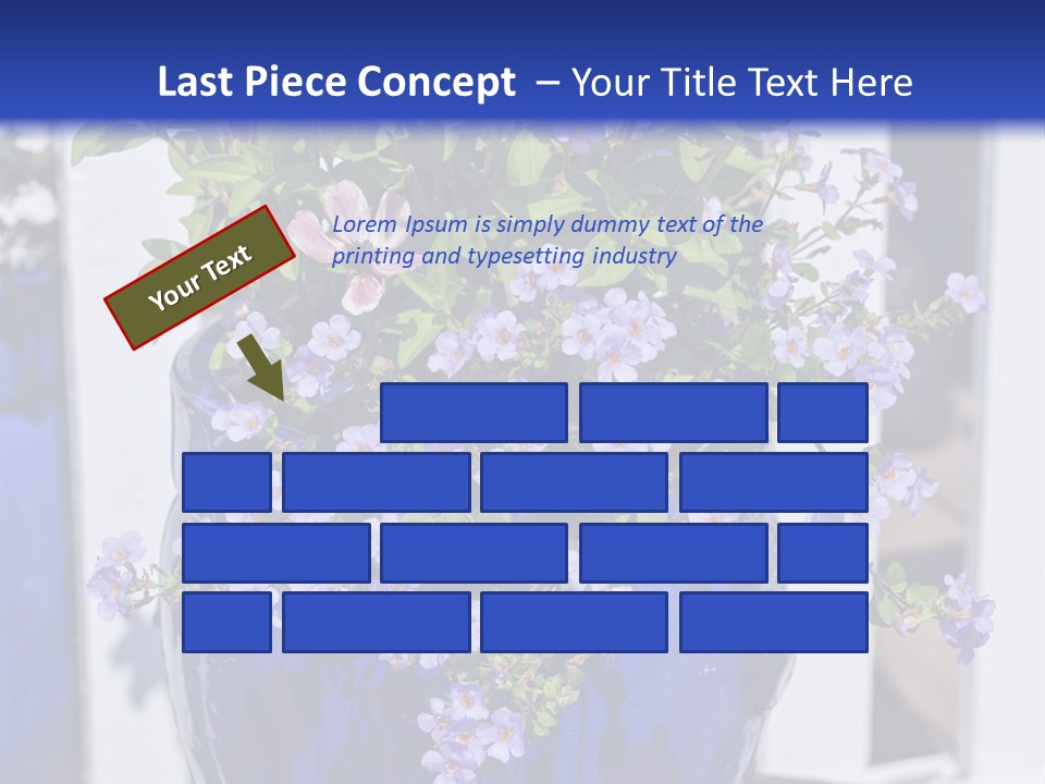 Sweet Flower Stamp PowerPoint Template