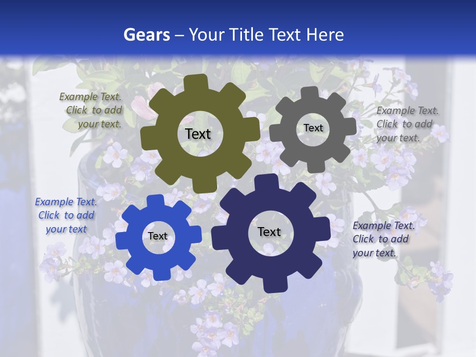 Sweet Flower Stamp PowerPoint Template