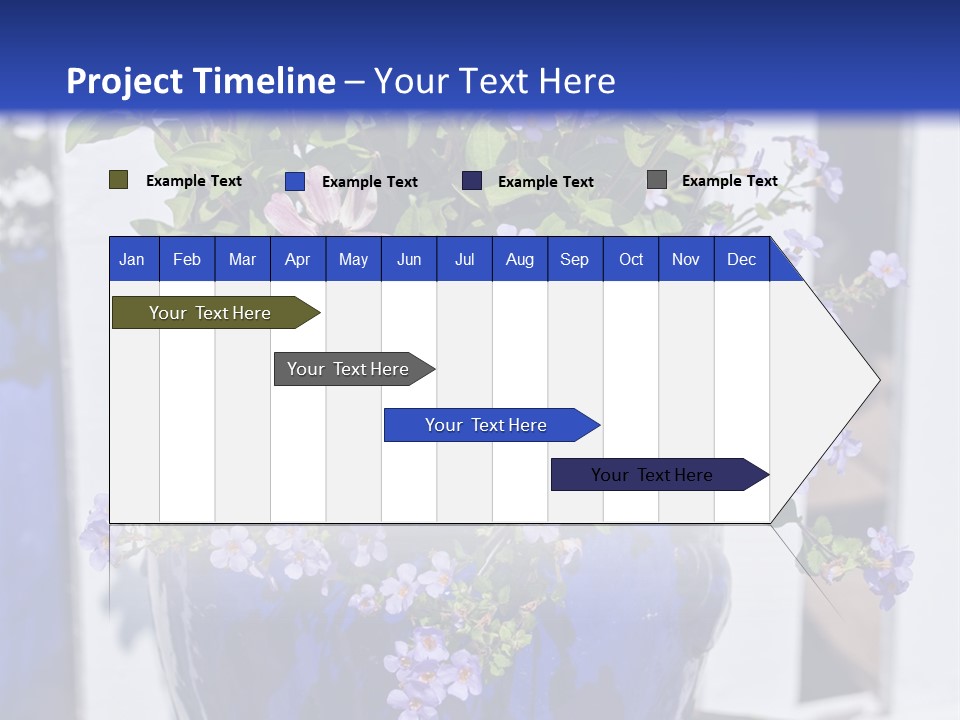 Sweet Flower Stamp PowerPoint Template