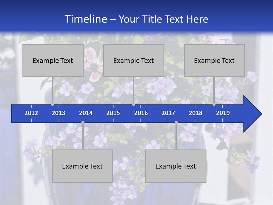 Sweet Flower Stamp PowerPoint Template