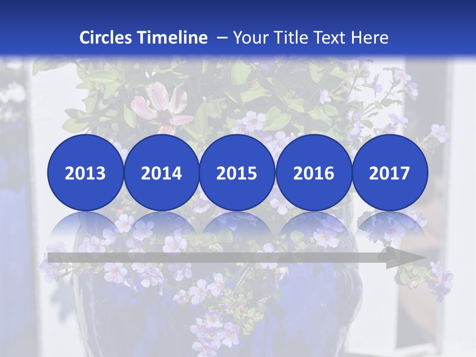 Sweet Flower Stamp PowerPoint Template