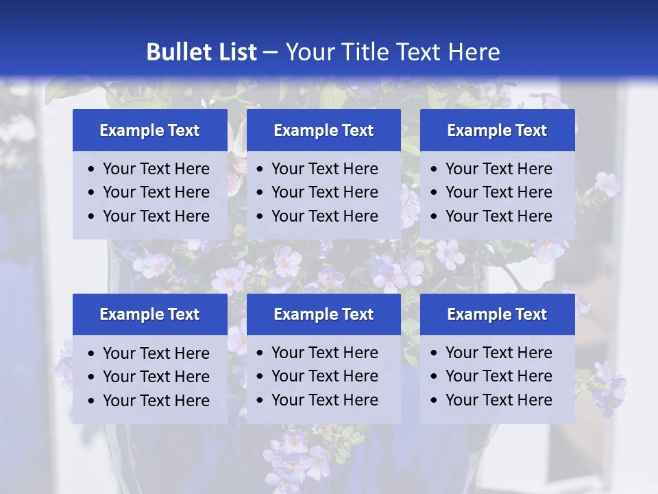 Sweet Flower Stamp PowerPoint Template