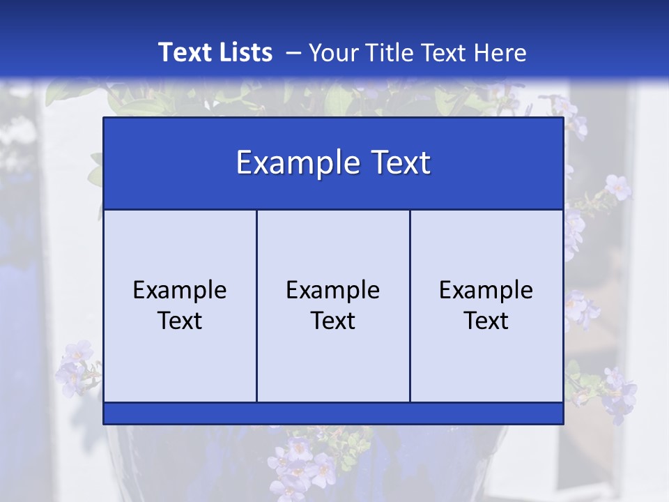 Sweet Flower Stamp PowerPoint Template