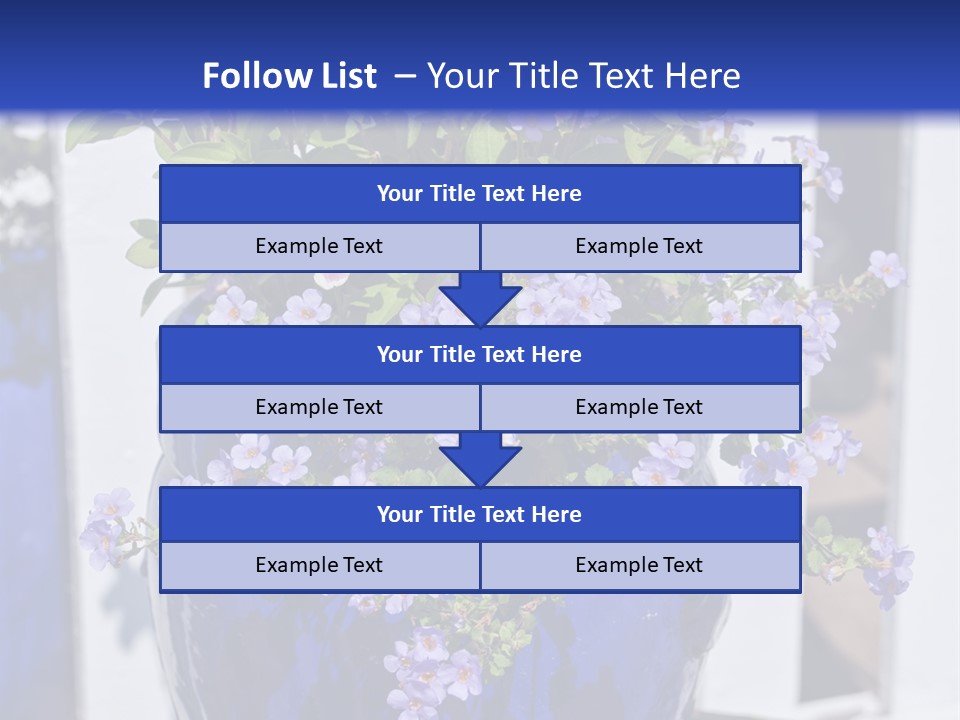 Sweet Flower Stamp PowerPoint Template