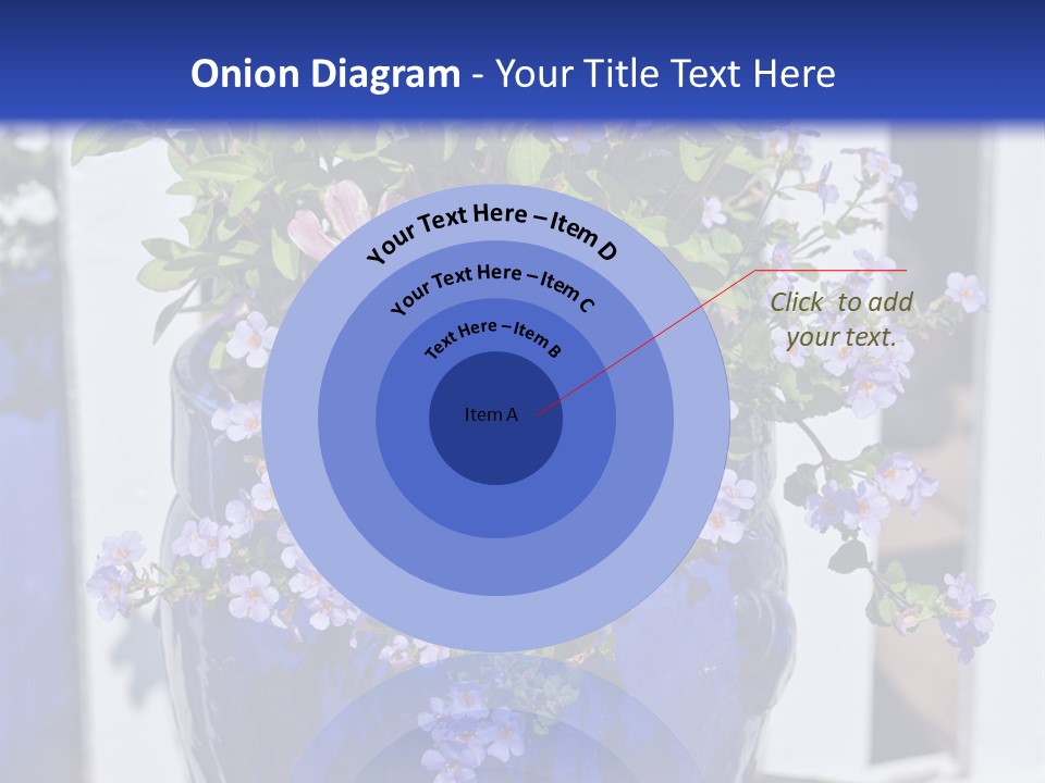 Sweet Flower Stamp PowerPoint Template