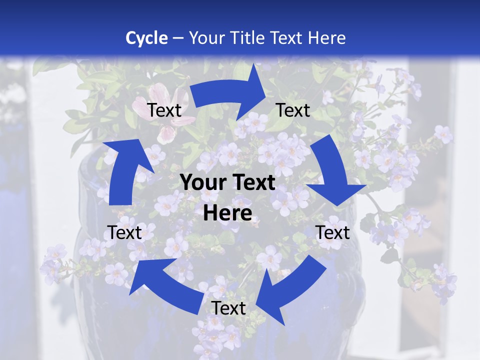 Sweet Flower Stamp PowerPoint Template