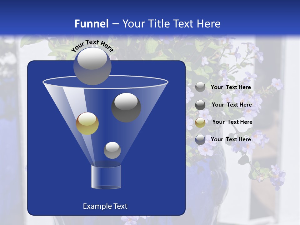 Sweet Flower Stamp PowerPoint Template