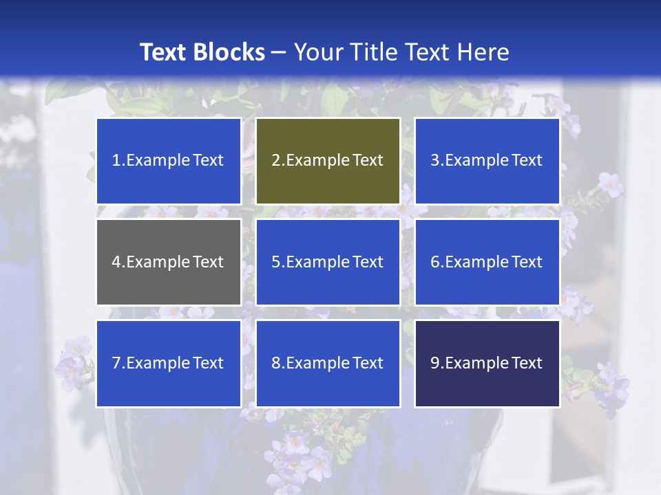 Sweet Flower Stamp PowerPoint Template