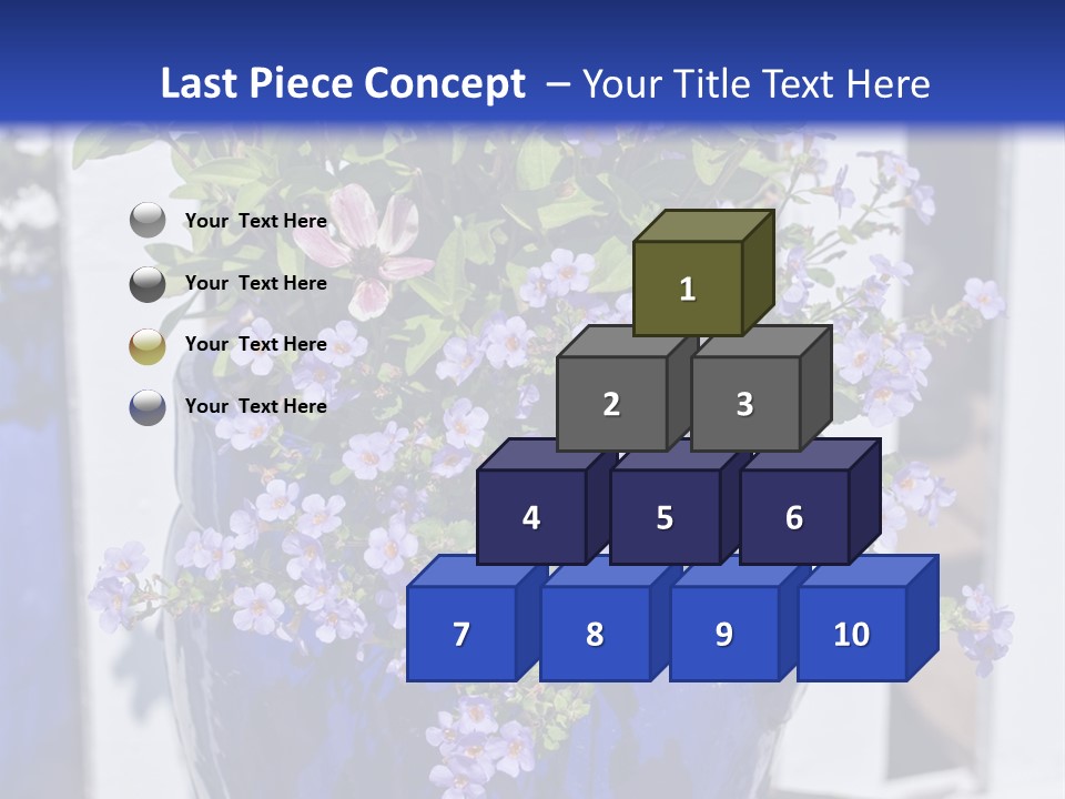 Sweet Flower Stamp PowerPoint Template