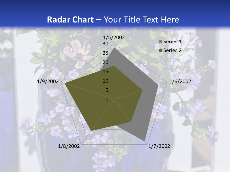 Sweet Flower Stamp PowerPoint Template
