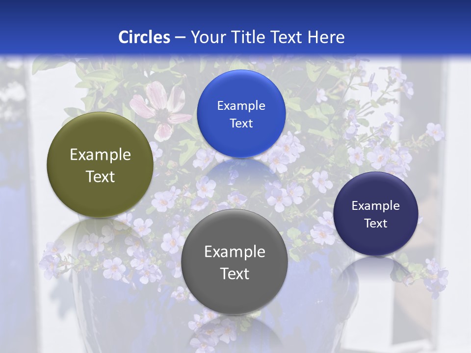 Sweet Flower Stamp PowerPoint Template