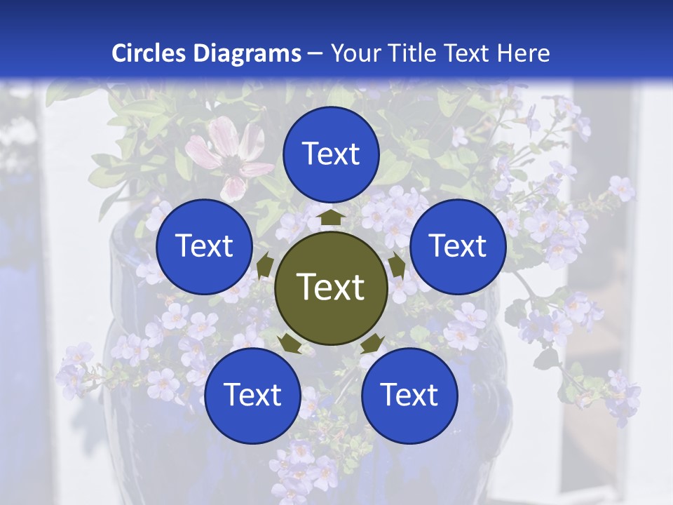 Sweet Flower Stamp PowerPoint Template