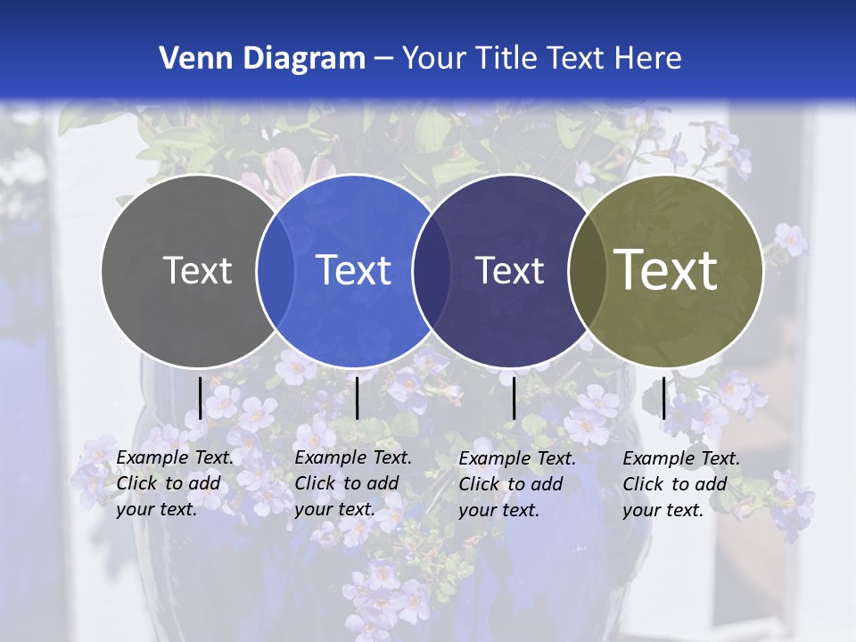 Sweet Flower Stamp PowerPoint Template