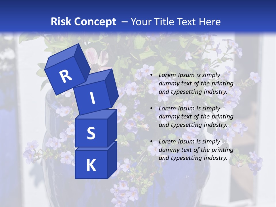 Sweet Flower Stamp PowerPoint Template