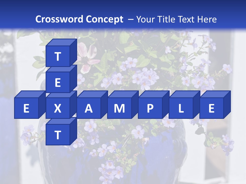 Sweet Flower Stamp PowerPoint Template