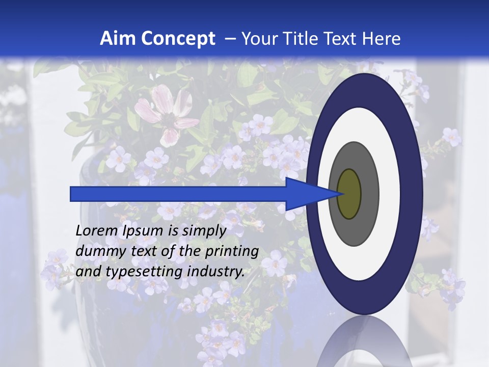 Sweet Flower Stamp PowerPoint Template