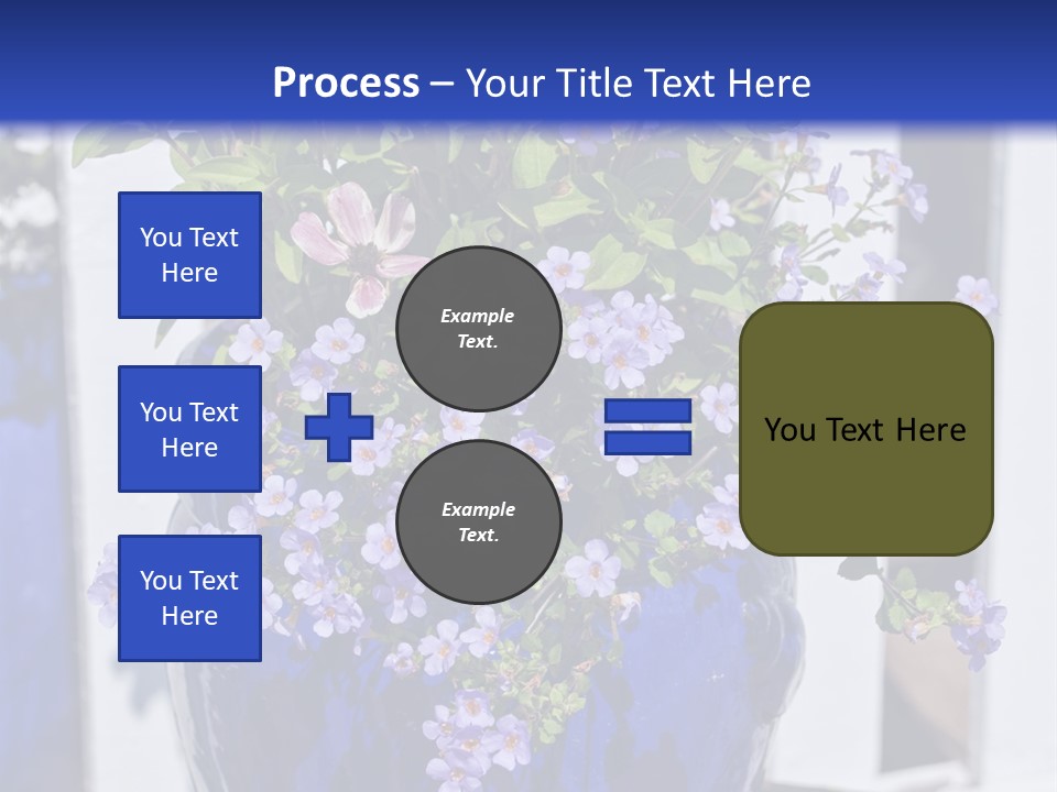 Sweet Flower Stamp PowerPoint Template