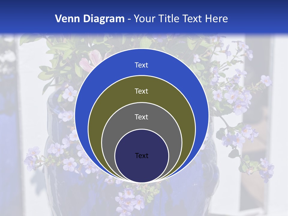 Sweet Flower Stamp PowerPoint Template