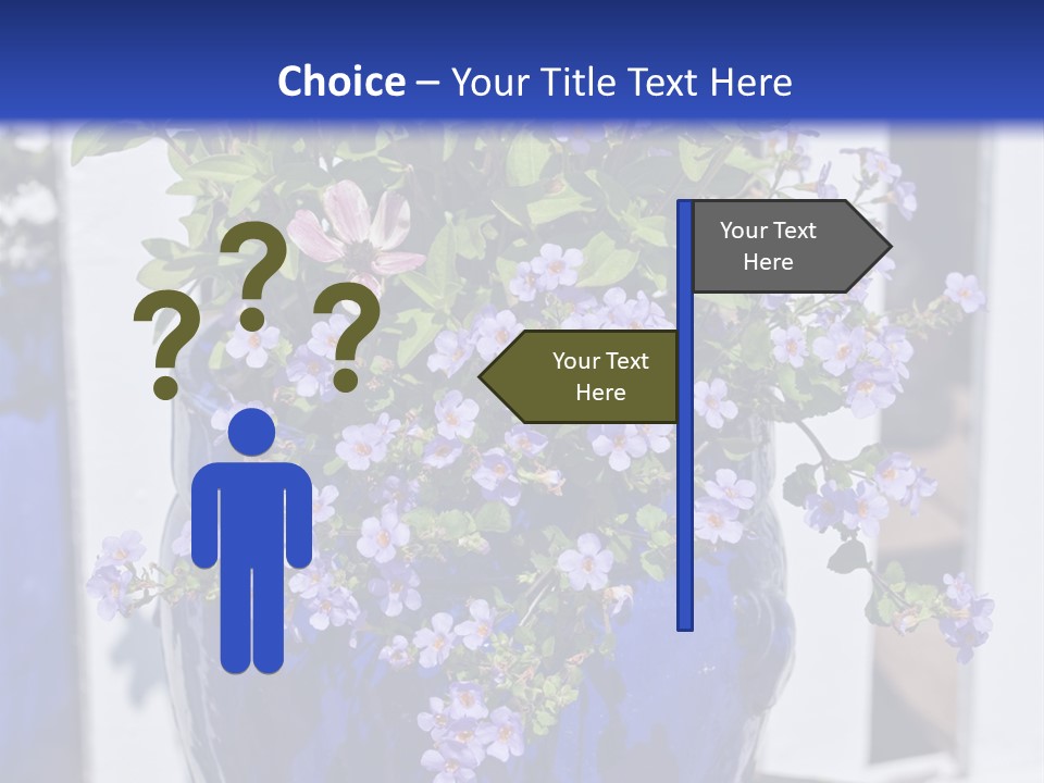 Sweet Flower Stamp PowerPoint Template