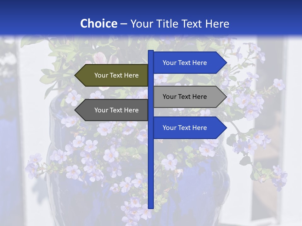 Sweet Flower Stamp PowerPoint Template
