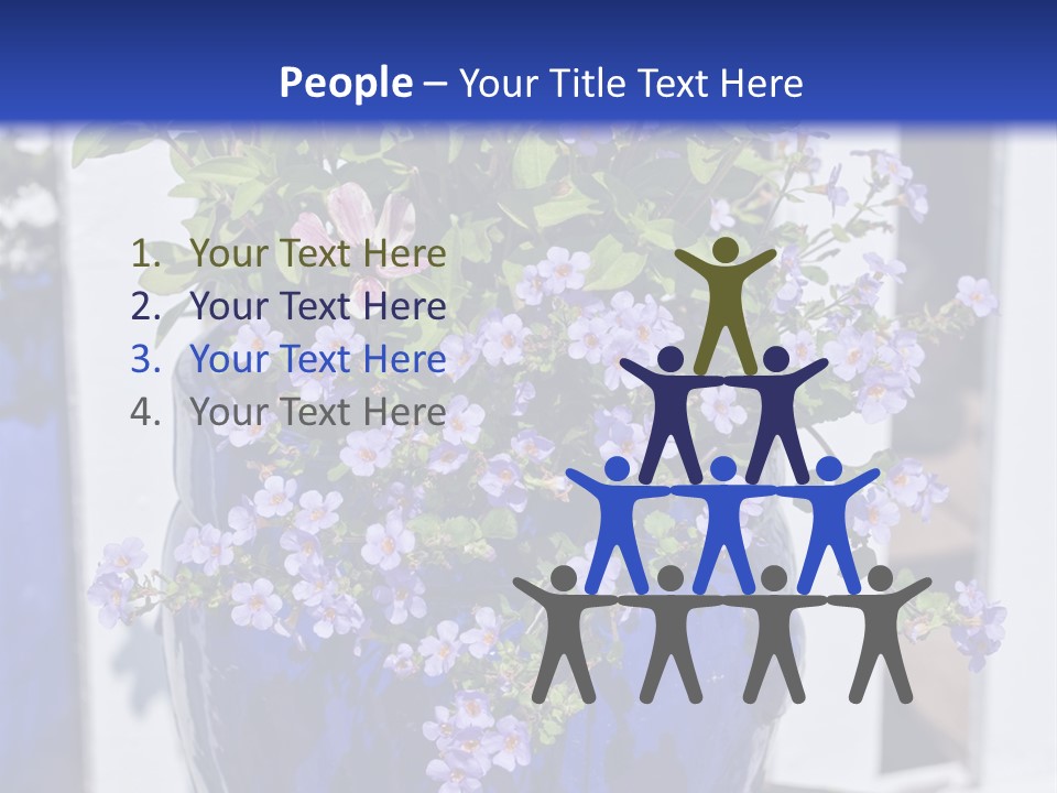 Sweet Flower Stamp PowerPoint Template