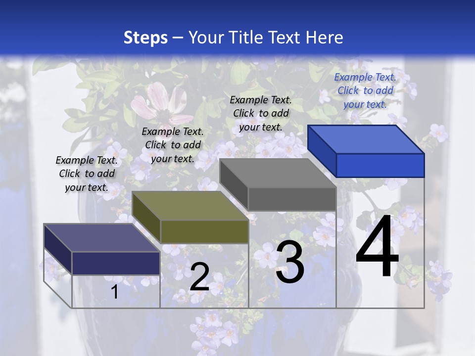Sweet Flower Stamp PowerPoint Template