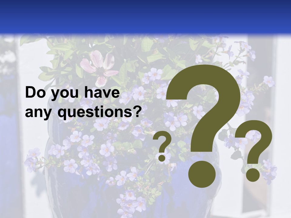 Sweet Flower Stamp PowerPoint Template