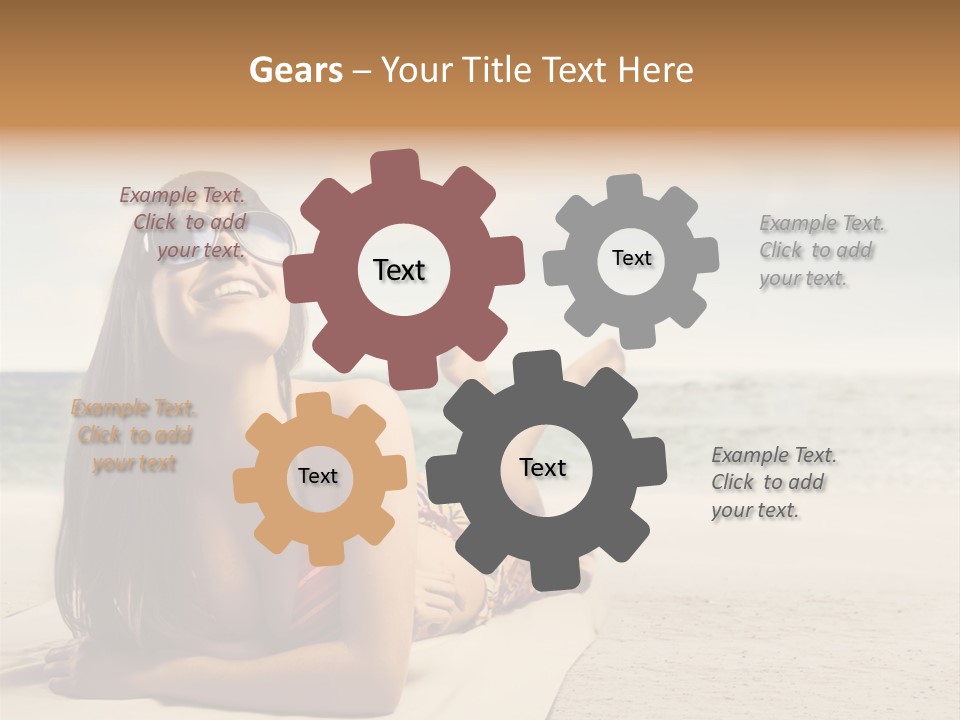 Postage Candle Party PowerPoint Template