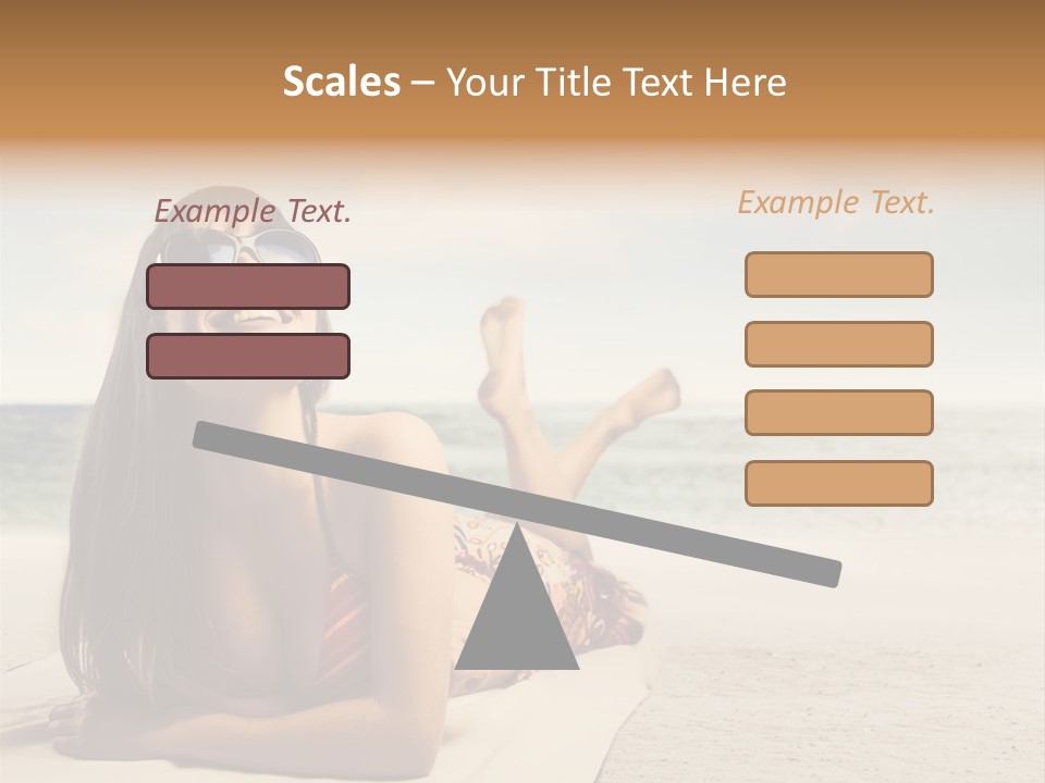 Postage Candle Party PowerPoint Template