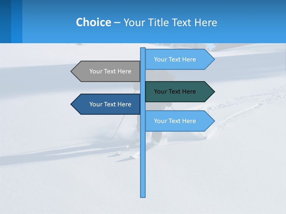 Chocolate Flower Banner PowerPoint Template