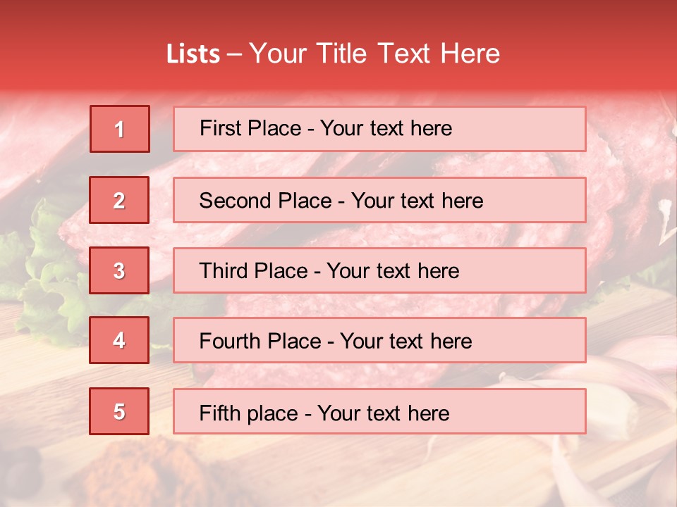 Love Happiness Flower PowerPoint Template