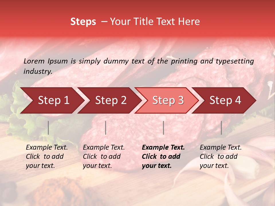 Love Happiness Flower PowerPoint Template