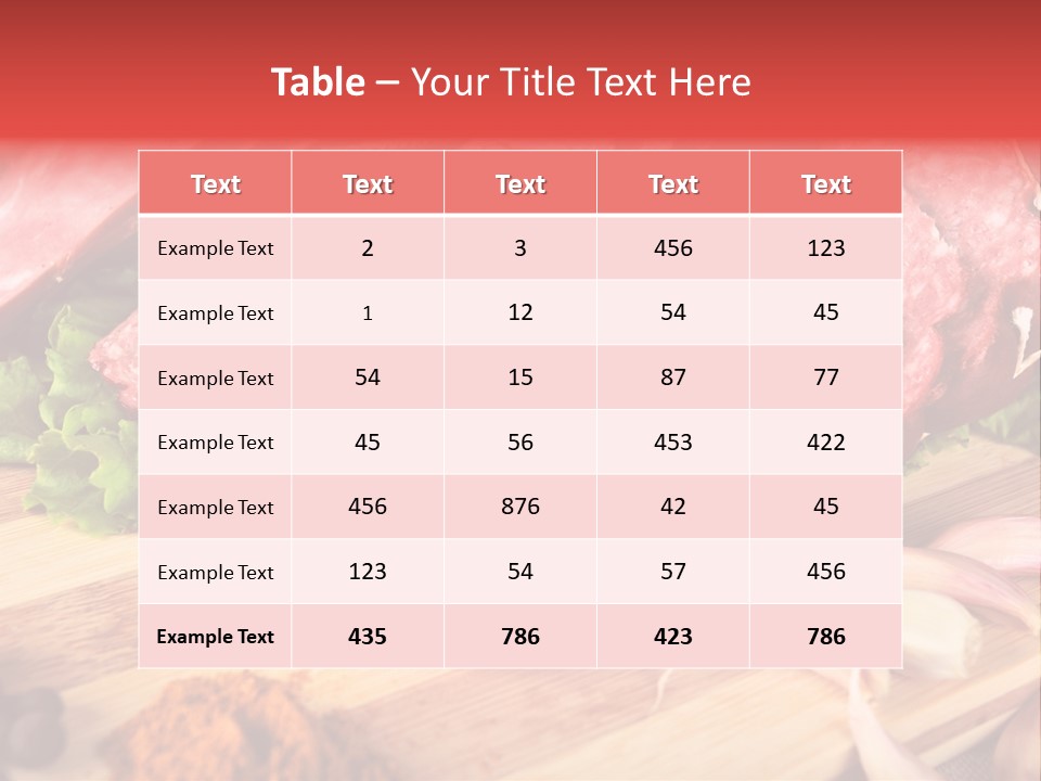 Love Happiness Flower PowerPoint Template