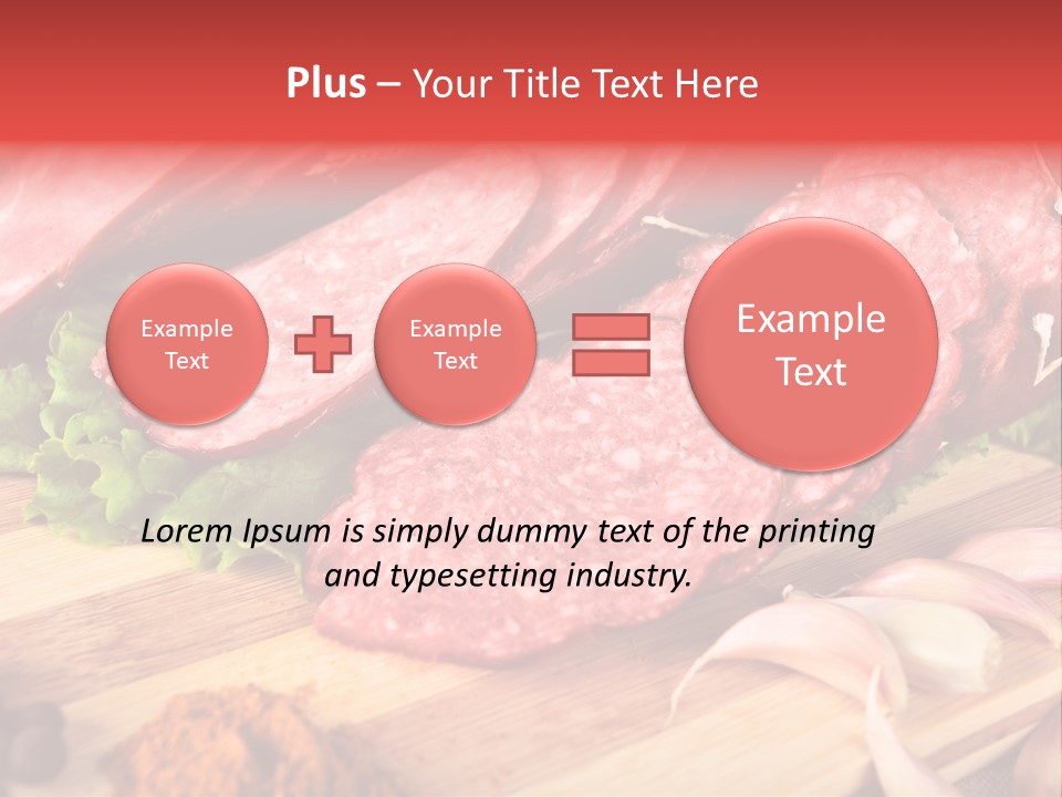 Love Happiness Flower PowerPoint Template