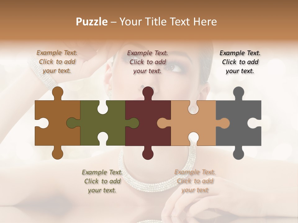 Love Pattern Happy PowerPoint Template