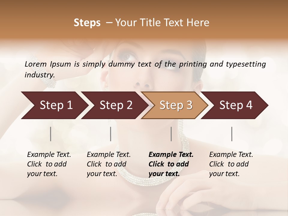 Love Pattern Happy PowerPoint Template