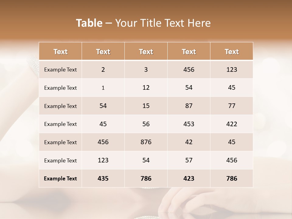 Love Pattern Happy PowerPoint Template