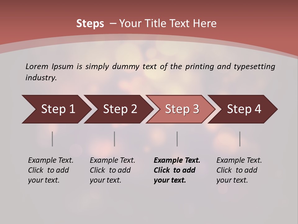 Seamless Cupcake Flower PowerPoint Template