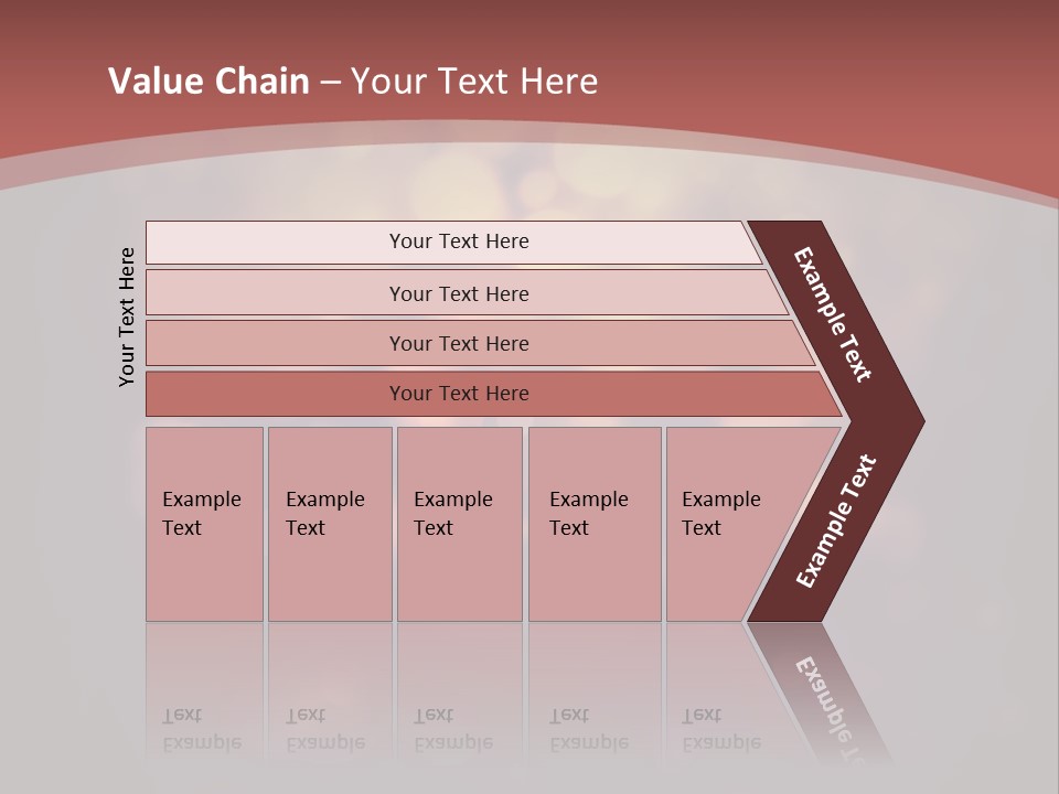 Seamless Cupcake Flower PowerPoint Template