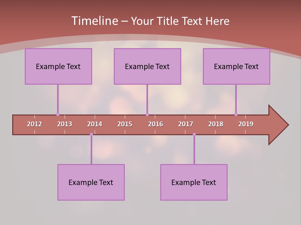 Seamless Cupcake Flower PowerPoint Template