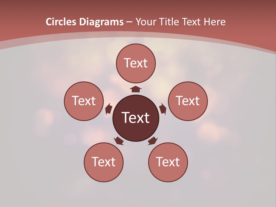 Seamless Cupcake Flower PowerPoint Template