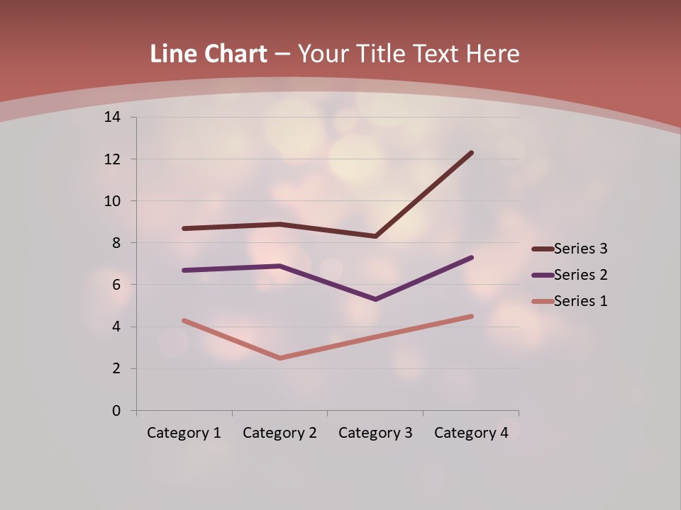 Seamless Cupcake Flower PowerPoint Template